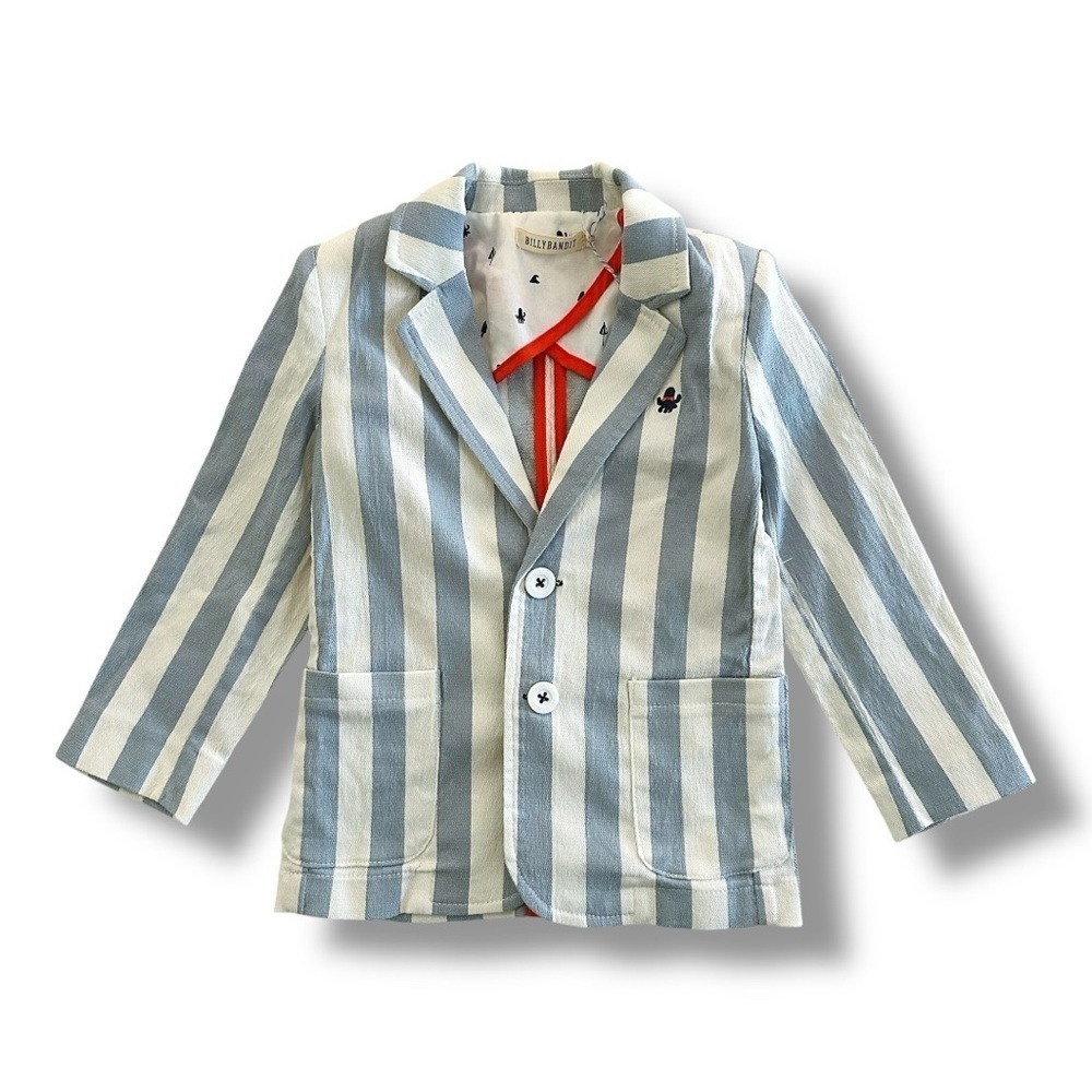 BillyBandit | Striped Cotton Blazer (3T) 🐙
